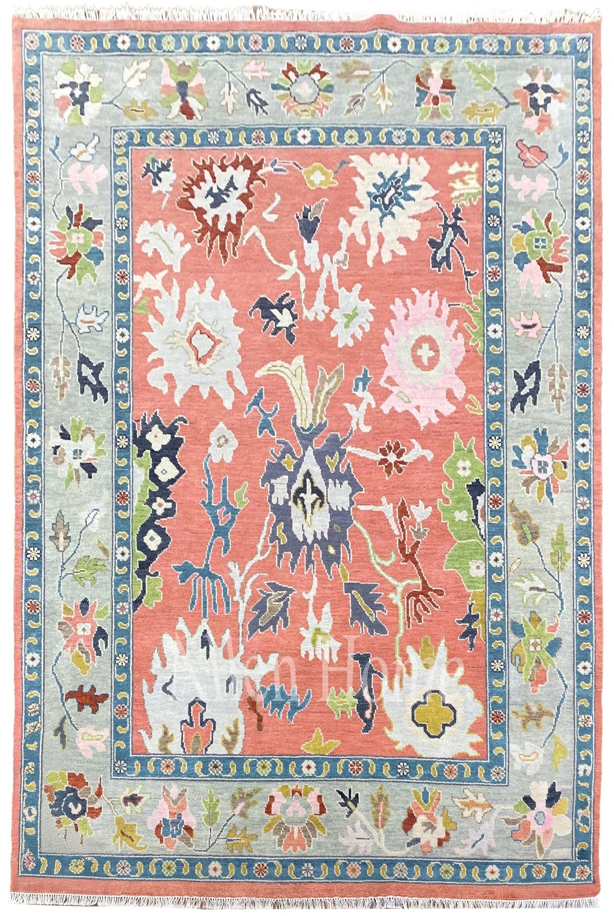 Ruby Hand-Knotted Rug | Vibrant Wool Rug by Allen Home