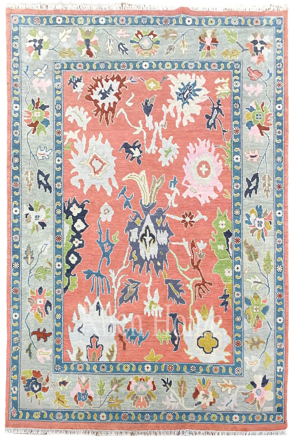 Ruby Hand-Knotted Rug | Vibrant Wool Rug by Allen Home