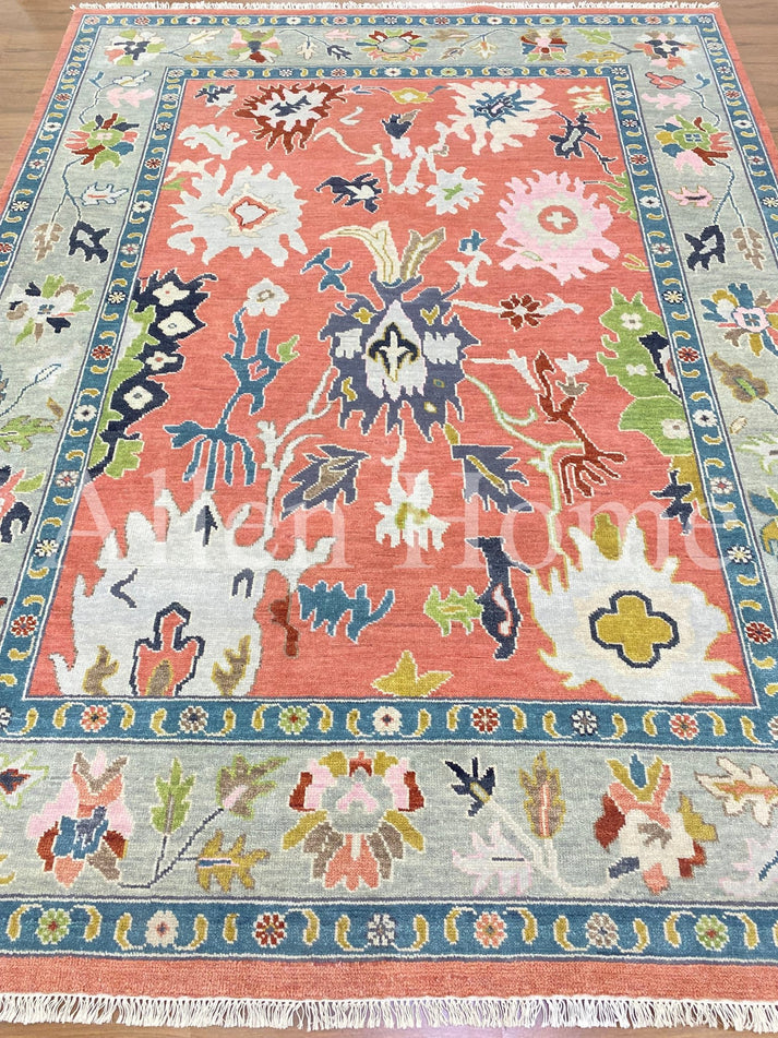 Ruby Manulito Rug Ruby Hand-Knotted Rug | Vibrant Wool Rug by Allen Home