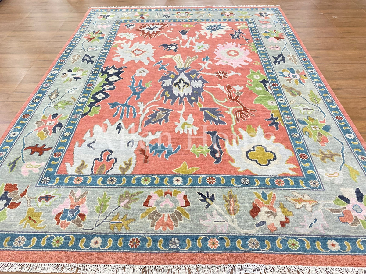 Ruby Hand-Knotted Rug | Vibrant Wool Rug by Allen Home