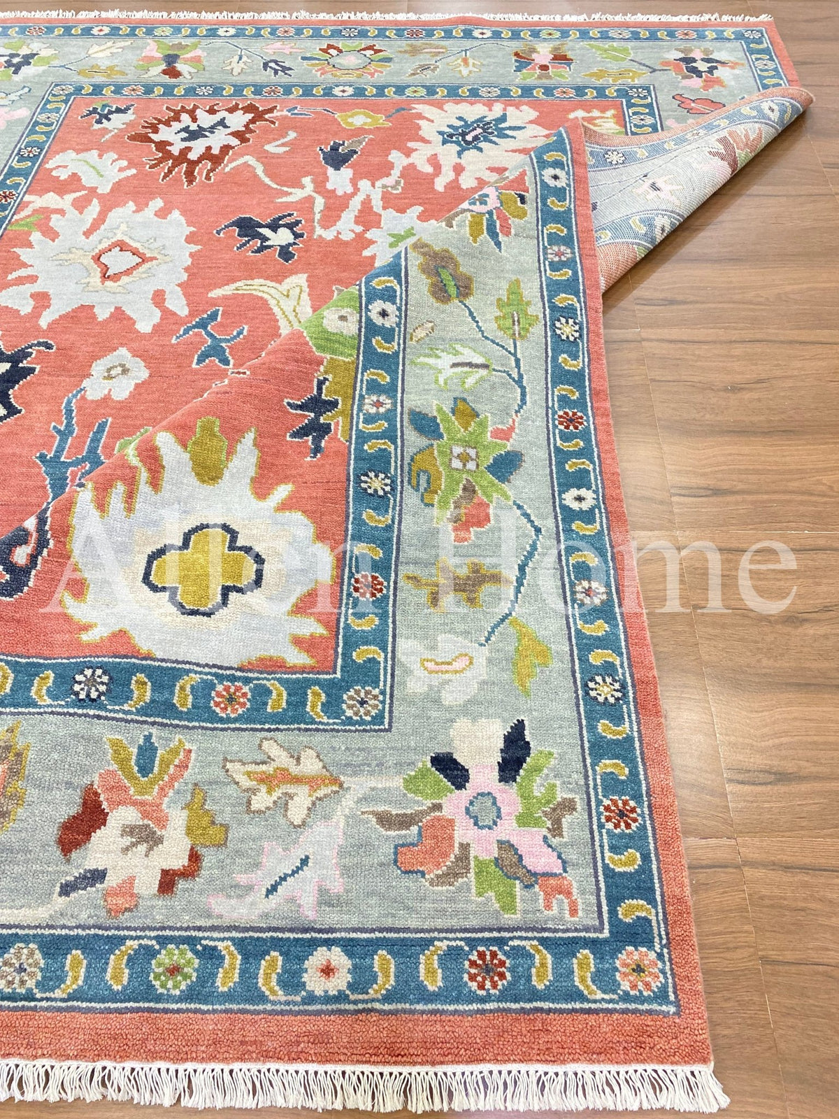 Ruby Hand-Knotted Rug | Vibrant Wool Rug by Allen Home