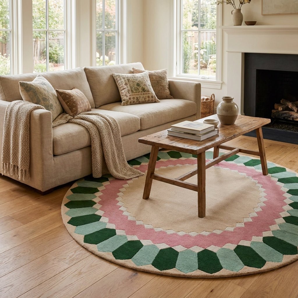 Ryleigh Bird Hand-Tufted Wool Modern Area Rug | Allen Home