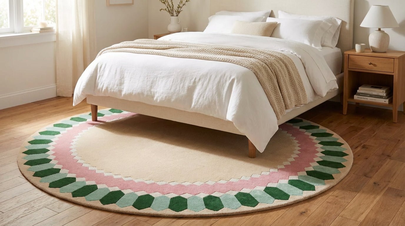 Ryleigh Hand-Tufted Wool Modern Area Rug | Allen Home