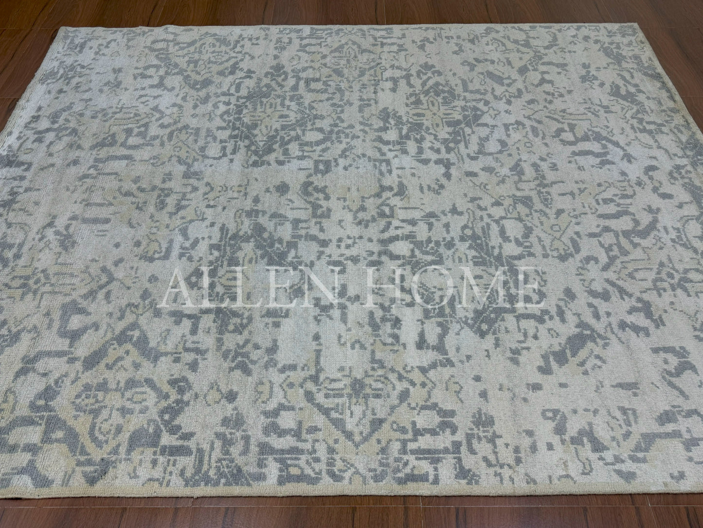 Silver Mist Oushak – Hand Knotted Wool Area Rug 8x10