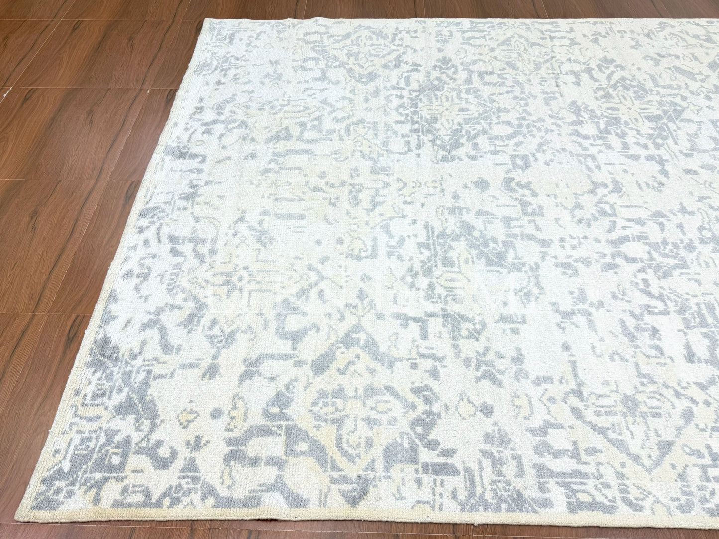 Silver Mist Oushak – Hand Knotted Wool Area Rug 8x10