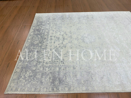 Vintage Bloom – Hand Knotted Wool Area Rug 8x10