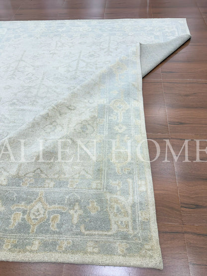 Whisper Ivory Oushak – Hand Knotted Wool Area Rug 8x10