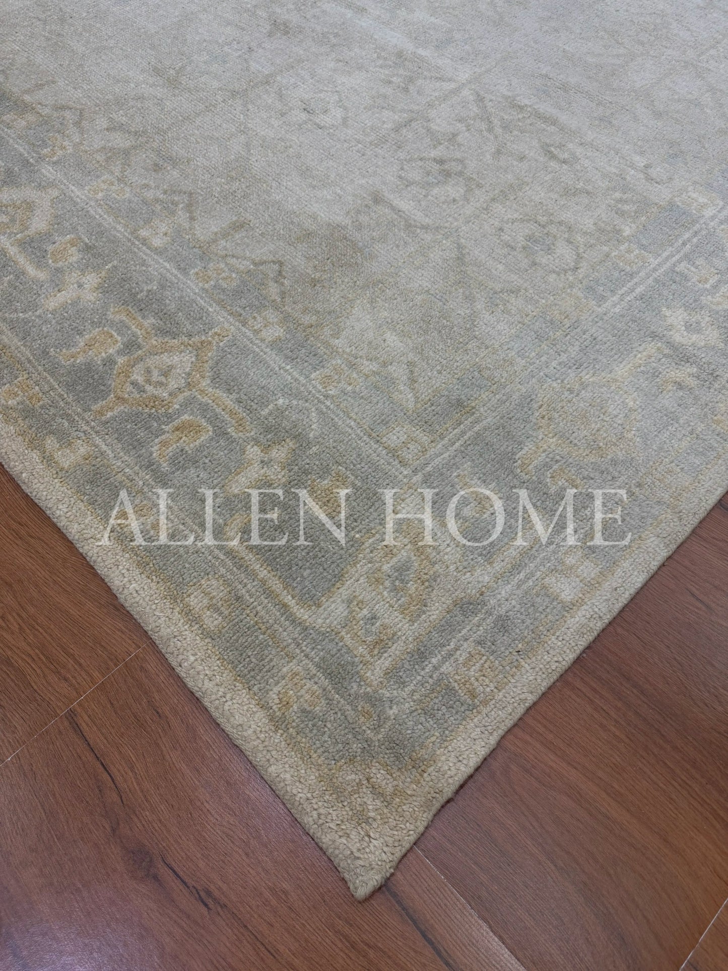 Whisper Ivory Oushak – Hand Knotted Wool Area Rug 8x10